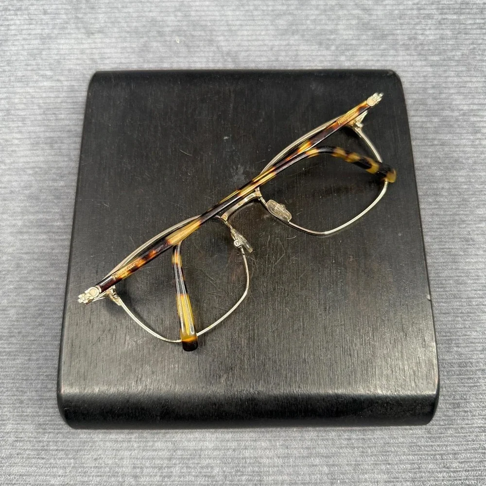Salvatore Ferragamo SF2170 017 Browline Eyeglasses Gold Tortoise 52-18-145 Italy